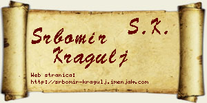 Srbomir Kragulj vizit kartica